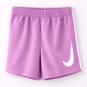 NWOT-NIKE Girls Pink Athletic Shorts Size 5 (4-5 yrs)